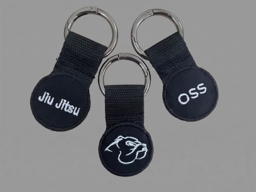 Jiu jitsus kulcstartó fekete